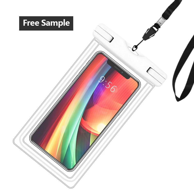 Free sample Pvc Waterproof Phone Case Cover For Cell Phone Touchscreen Mobile Water Proof Pouch Bag With Strap For Iphones