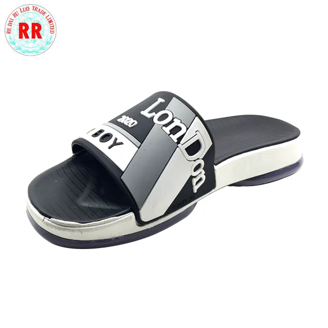 
New Designs Flat Nice Sandals For Men Custom Printed Latest Design Memory Foam Slippers 