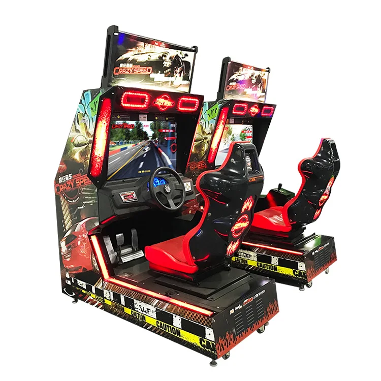 Indoor Amusement Center Coin Operated arcade game motion simulator speed drive 4 arcade video car racing game machine