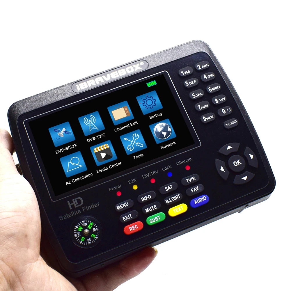 Лидер продаж, ipravebox finder V10 finder pro + DVB-S/S2/S2X/T/T2/C/H.265 + AHD(8MP) приемник телевизионного сигнала, спутниковый декодер