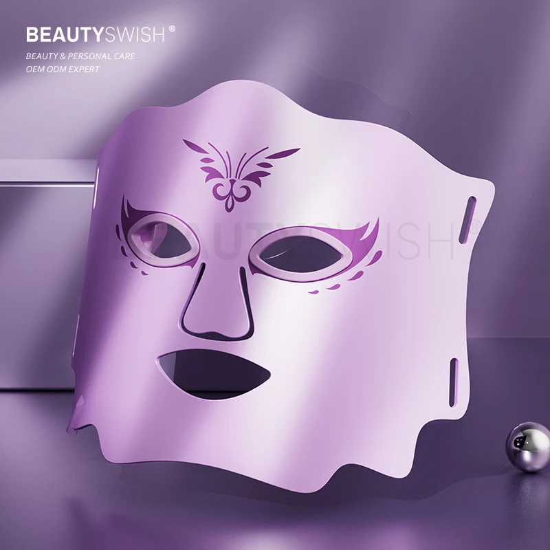 New Beauty Device Colorful 3 in 1 Led Facial Mask 3 colors Photon Light For Face Skin Care