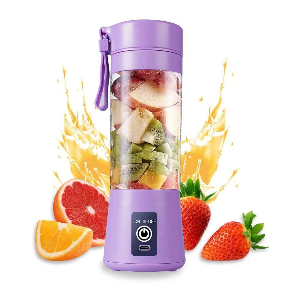 USB Rechargeable Portable Blender Smoothies Personal Fresh Blender Mini Shakes Juicer Cup