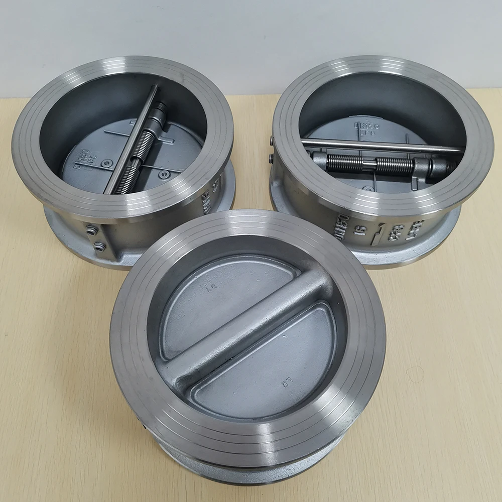 16bar 6inch SS304 butterfly type wafer unidirection Check Valve
