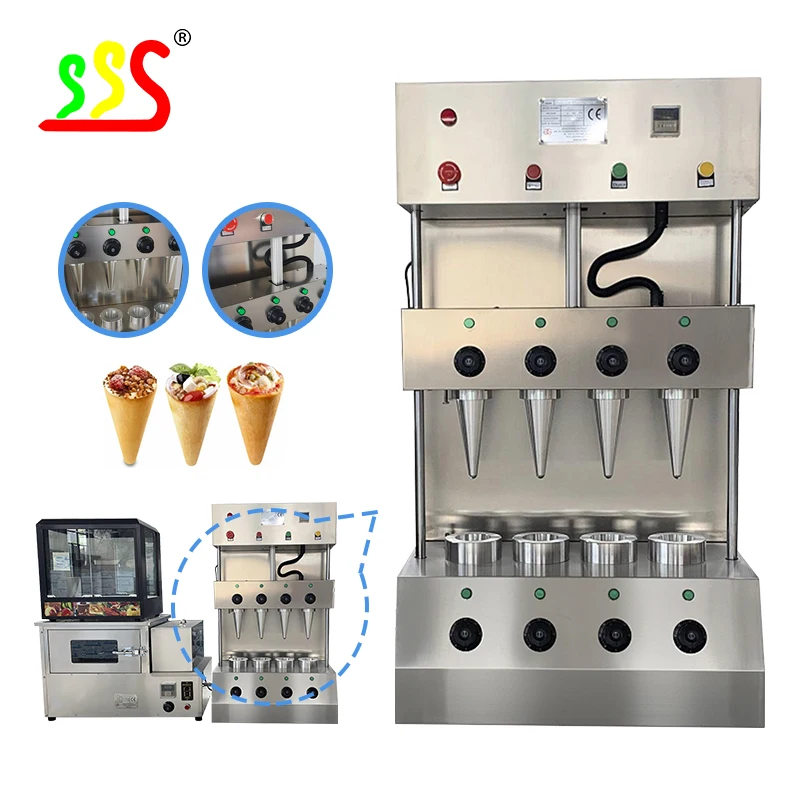 Fast Food Pizza Cone Making Machine