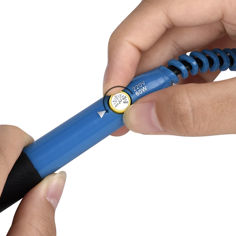 Myto 6 in 1 Thermostat electric iron Set 60W plastic handle soldering iron set