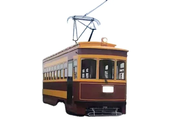 tramcar streetcar trolley car electrically driven public transport vehicle power from an overhead wire.