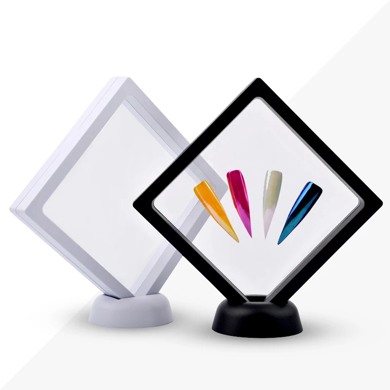 Инструменты для дизайна ногтей в салоне, 1 шт., белая/черная подставка для демонстрации накладных ногтей, акриловая подставка с мембранной отделкой, демонстрационная доска для маникюра