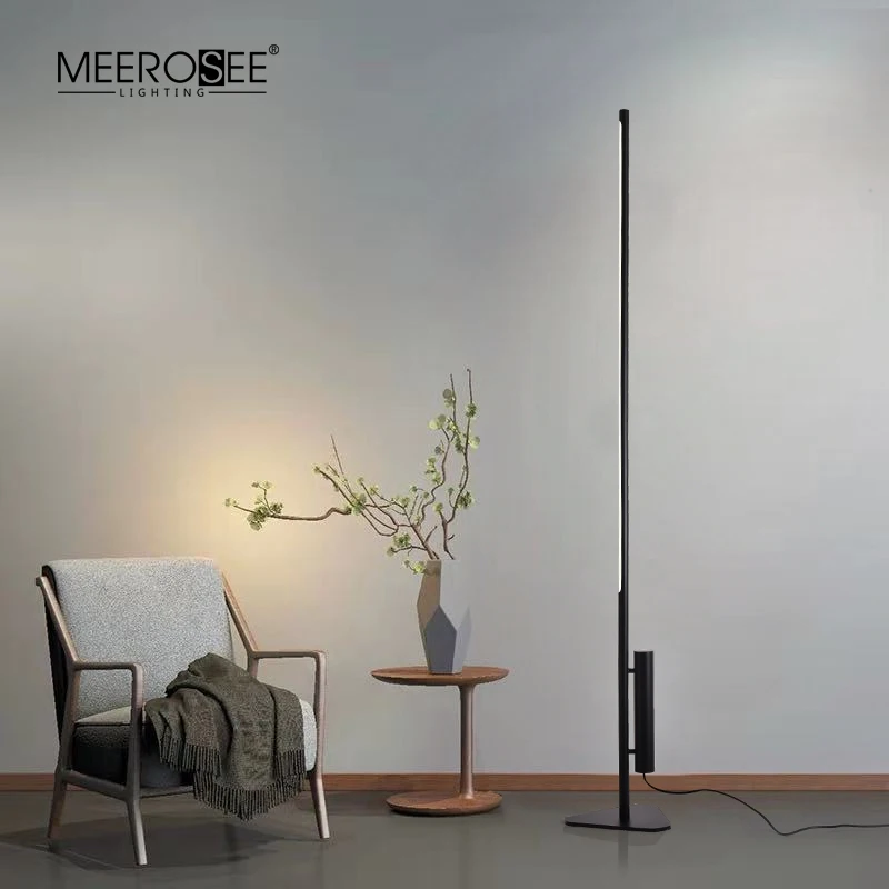 MEEROSEE Standing Led Floor Lamp Floor Lamps Home Decor Bedroom Standing Light Home Decor Floor Lighting Modern MD85740
