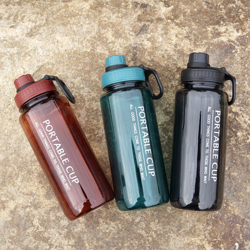 Bpa Free Botella De Agua Deportiva 34 унции 1 л 1000 мл пластиковая бутылка для воды спорта на открытом воздухе