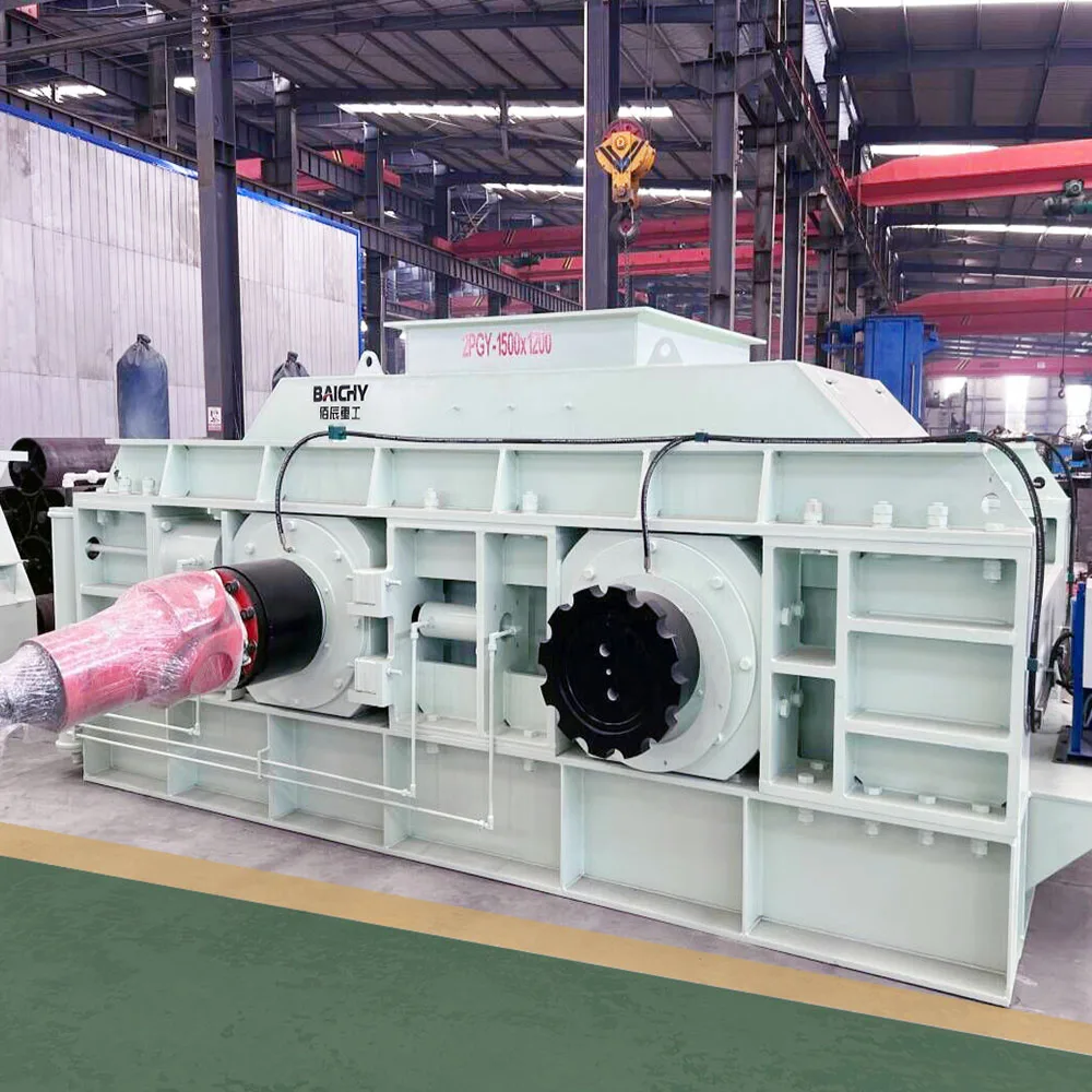 2Gp-1100X600 Granite Roller Crusher For Coarse And Fine Crushing, Limestone Granite Iron Ore Double Roller Sand Making Machine
