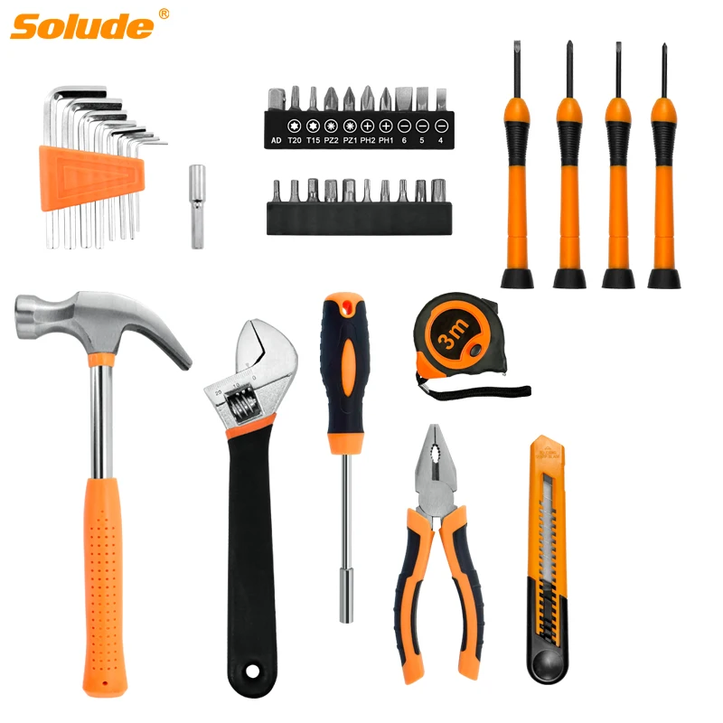 Solude Custom Logo Hard Plastic Screwdriver Spanner Hammer Mechanical Engineering Tool Box