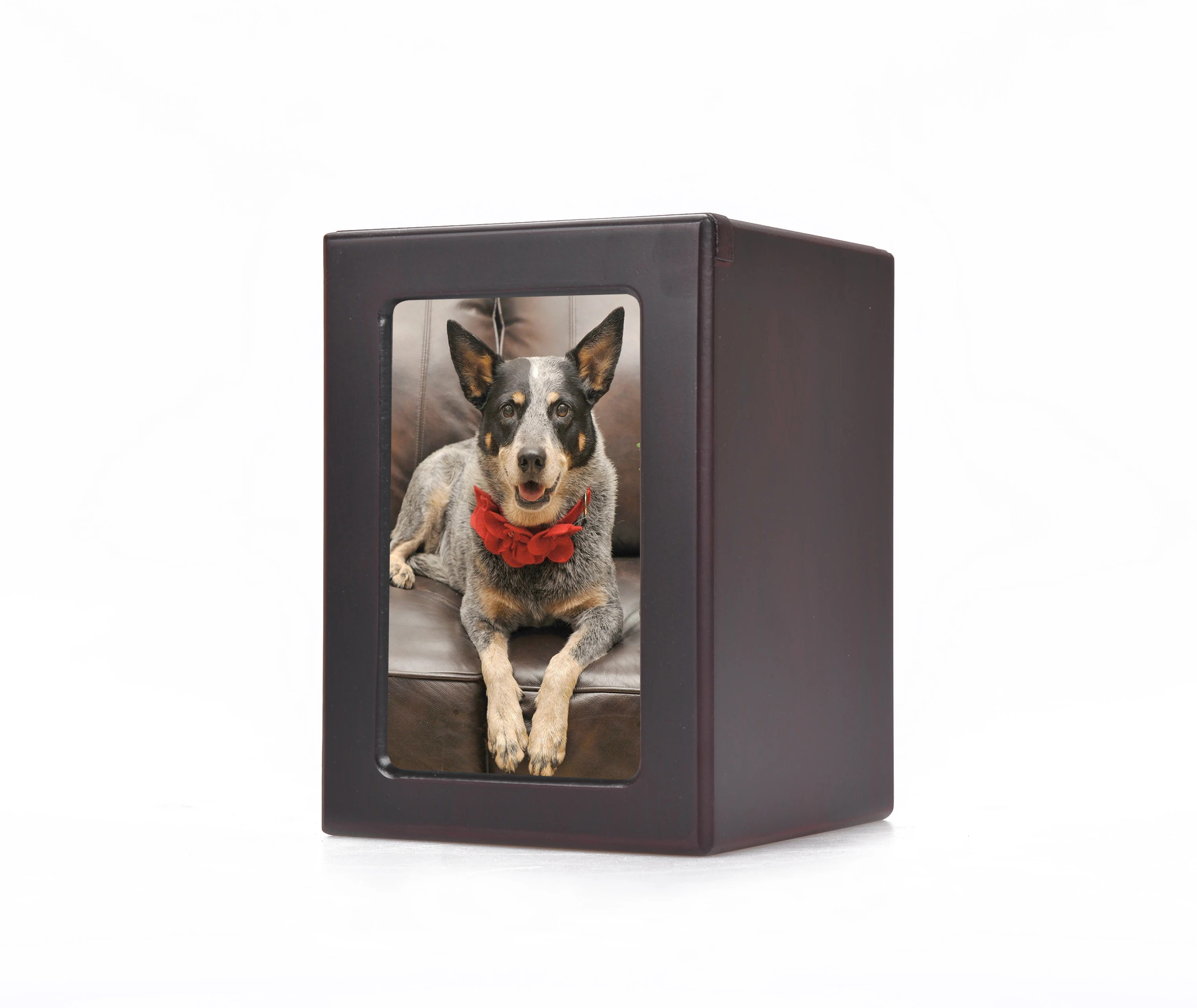 Funeral Supplies Wooden MDF Photo Holder Urns With Frame Box For Pet Ashes