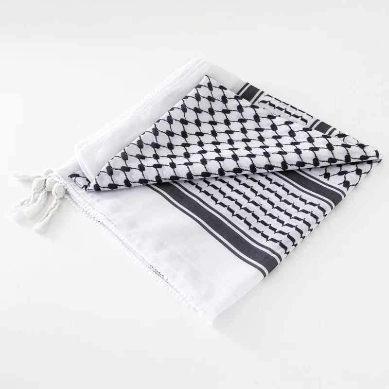 New Arab headscarf jacquard UAE Dubai scarf Middle East Saudi cross-border wholesale four fringe square