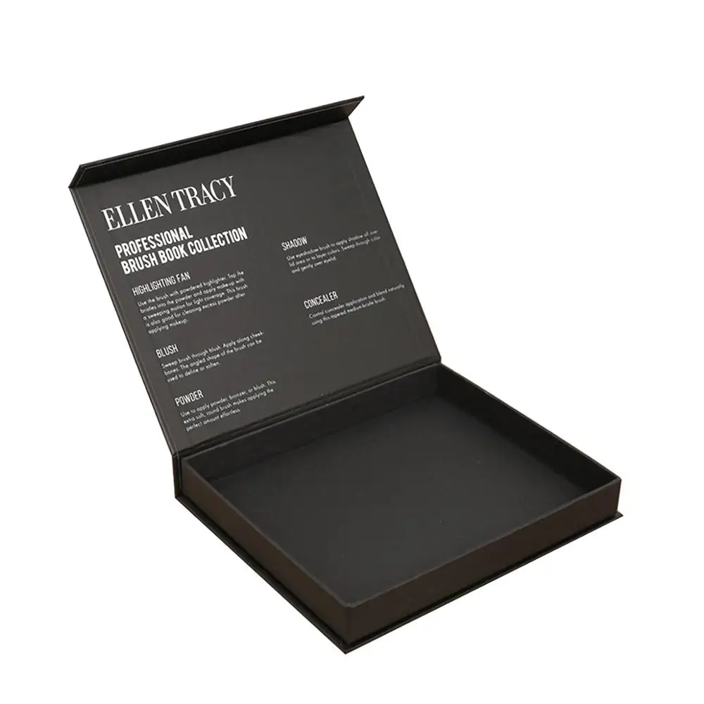 Manufacturer Custom Logo Printed Big A4 Apparel Hardboard Hard Unfolded Black Gift Paper Cardboard Box Packaging For Clothes