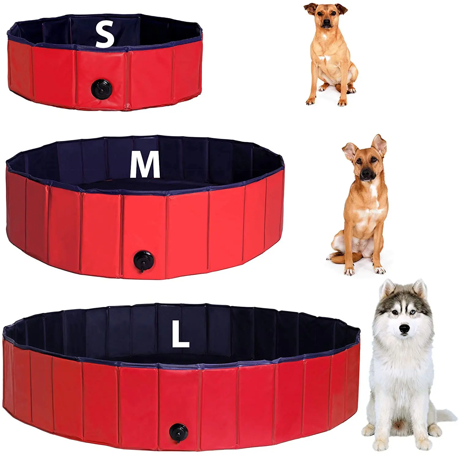 Custom Size Inflatable Dog Pool For Bathing Durable PVC Inflatable Dog Swimming Pool