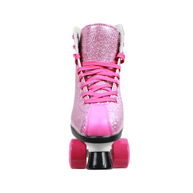 Stylish Custom Non-adjustable Roller Skating Shoes for Youth Adult Female Women 6+ Years Girls Kids Children Boys