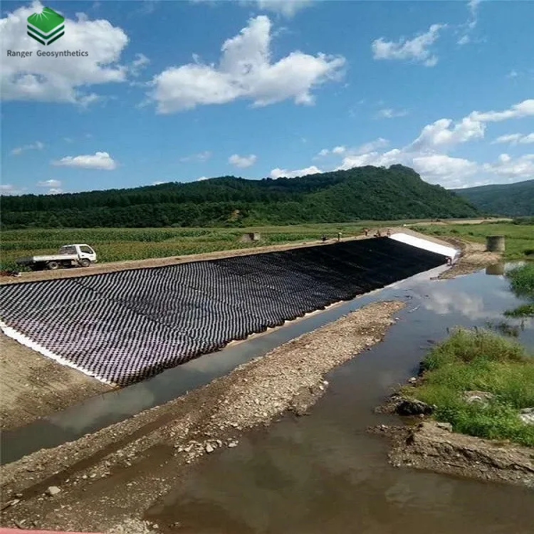 HDPE geocell ground grid paver  for road construction erosion control