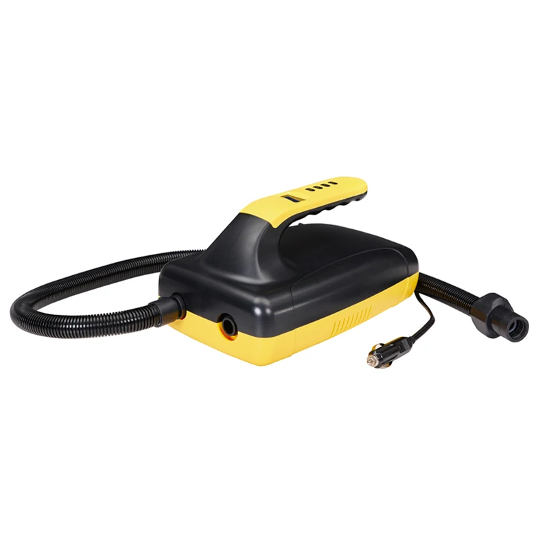 Amazon Hot Sale Safe 12v 20PSI high pressure surfboard pump car mattress pump sup electric air pump for inflatable paddle board