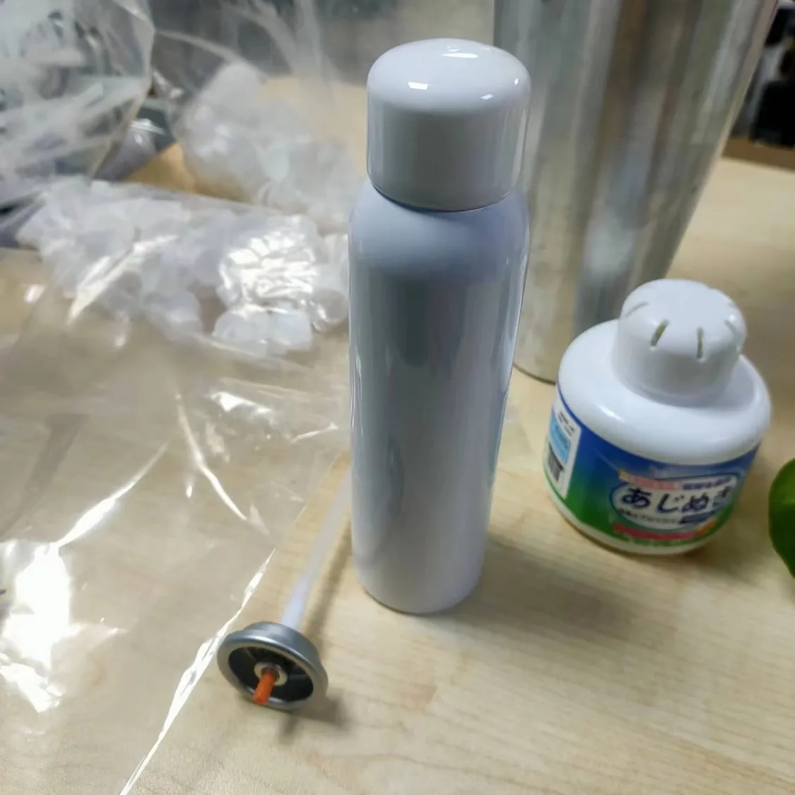 Foam cleaning empty aluminum aerosol can for washing and bathing factory sell package custom your own brand