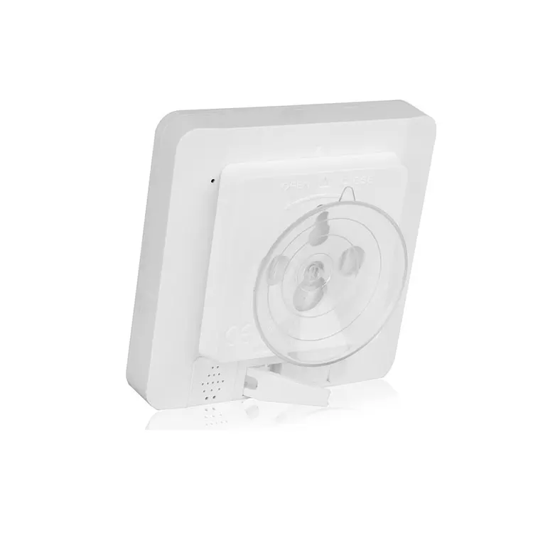 2 IN 1 Waterproof thermometer and hygrometer Touch Screen bathroom wall clock