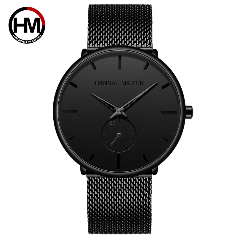 Custom Logo Luxury Men Quartz Watches Waterproof Sports Business Steel Thin Quartz Wristwatch