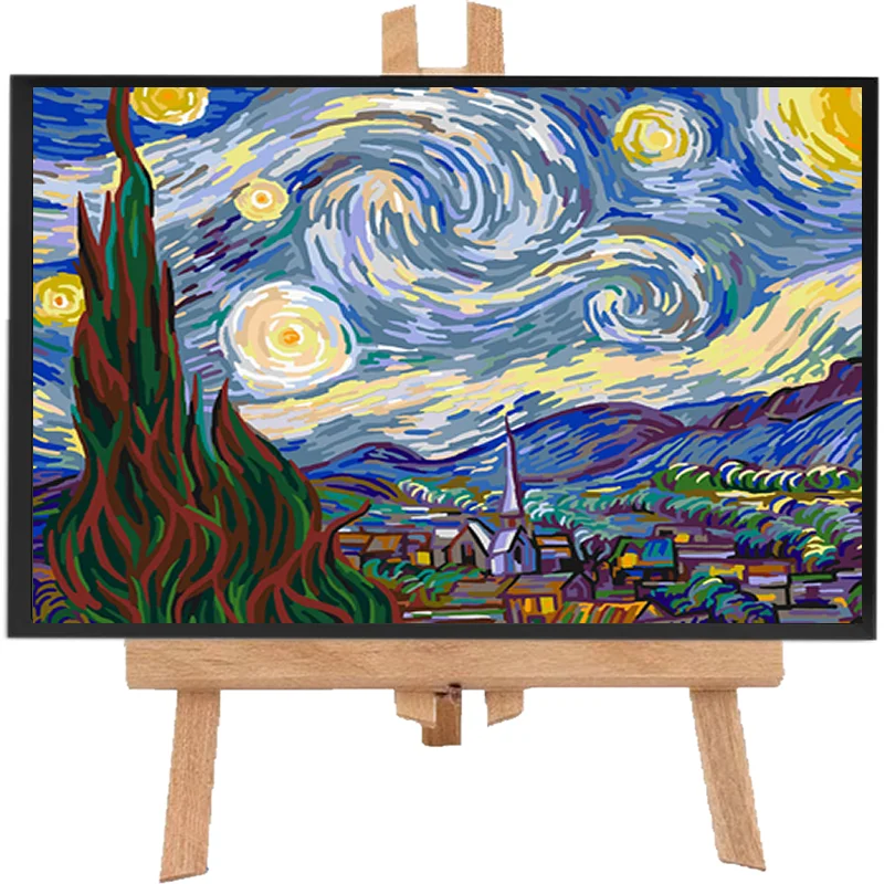 Paint by numbers cat canvas oil painting decorative paintings