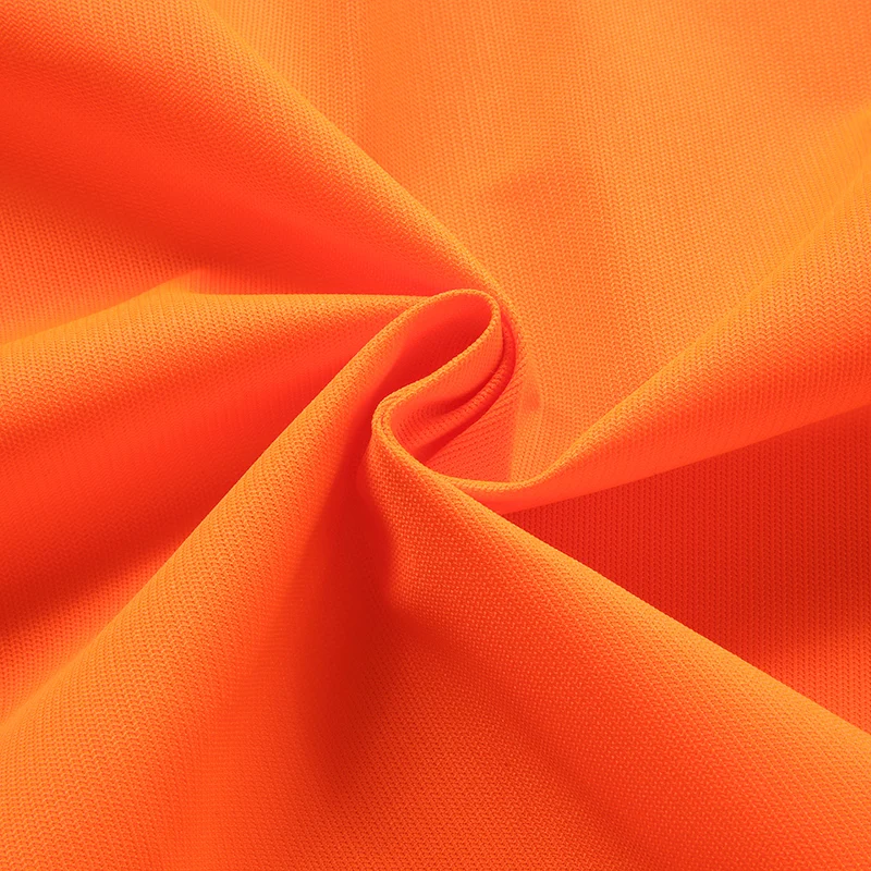 
Safety Vest Fluorescent Color 100% Polyester Fabric Dty Reflective Cloth Fabric For Police Uniform 