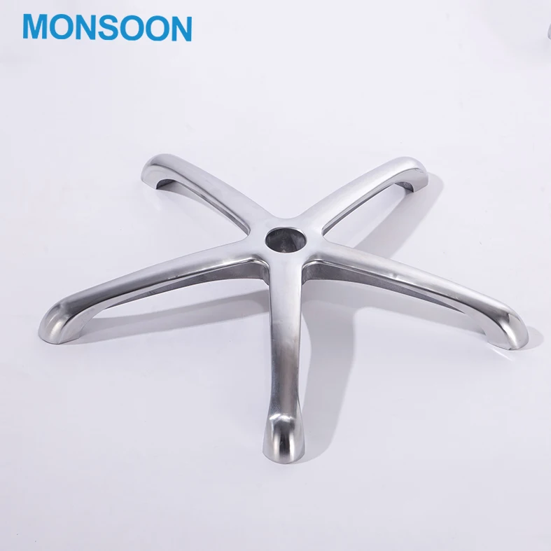 Furniture Parts Components Revolving Black Iron Painting Office Swivel Chair Base Accessories