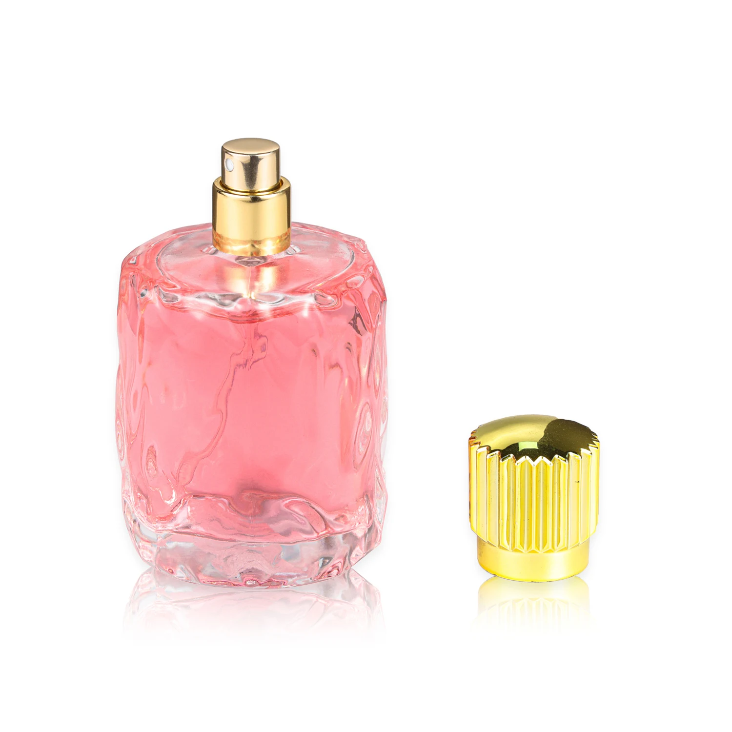 New Factory stocks cheap price 1/2 oz perfume bottles 20ml 30ml 50ml 100 ml perfume bottle with gold silver cap