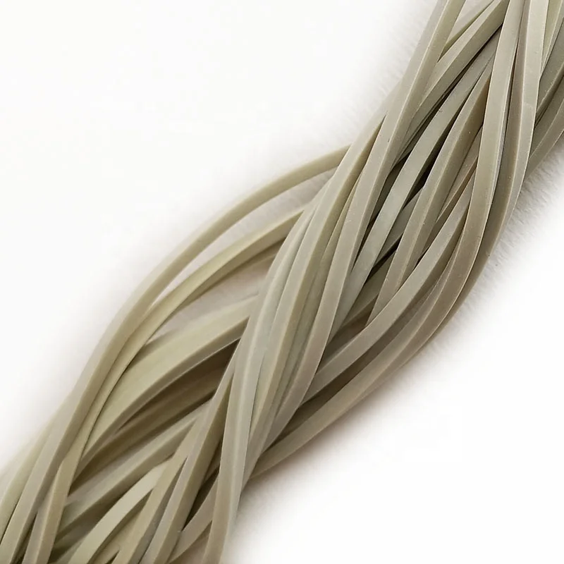 Экологичный эластичный натуральный каучук, однониточный эластичный резиновый шнур для детских аксессуаров для волос