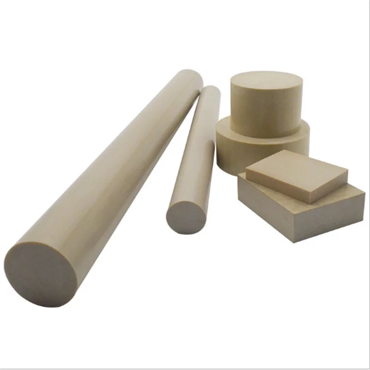 Self-lubricating PEEK plastic rod customized plastic PEEK board sheet