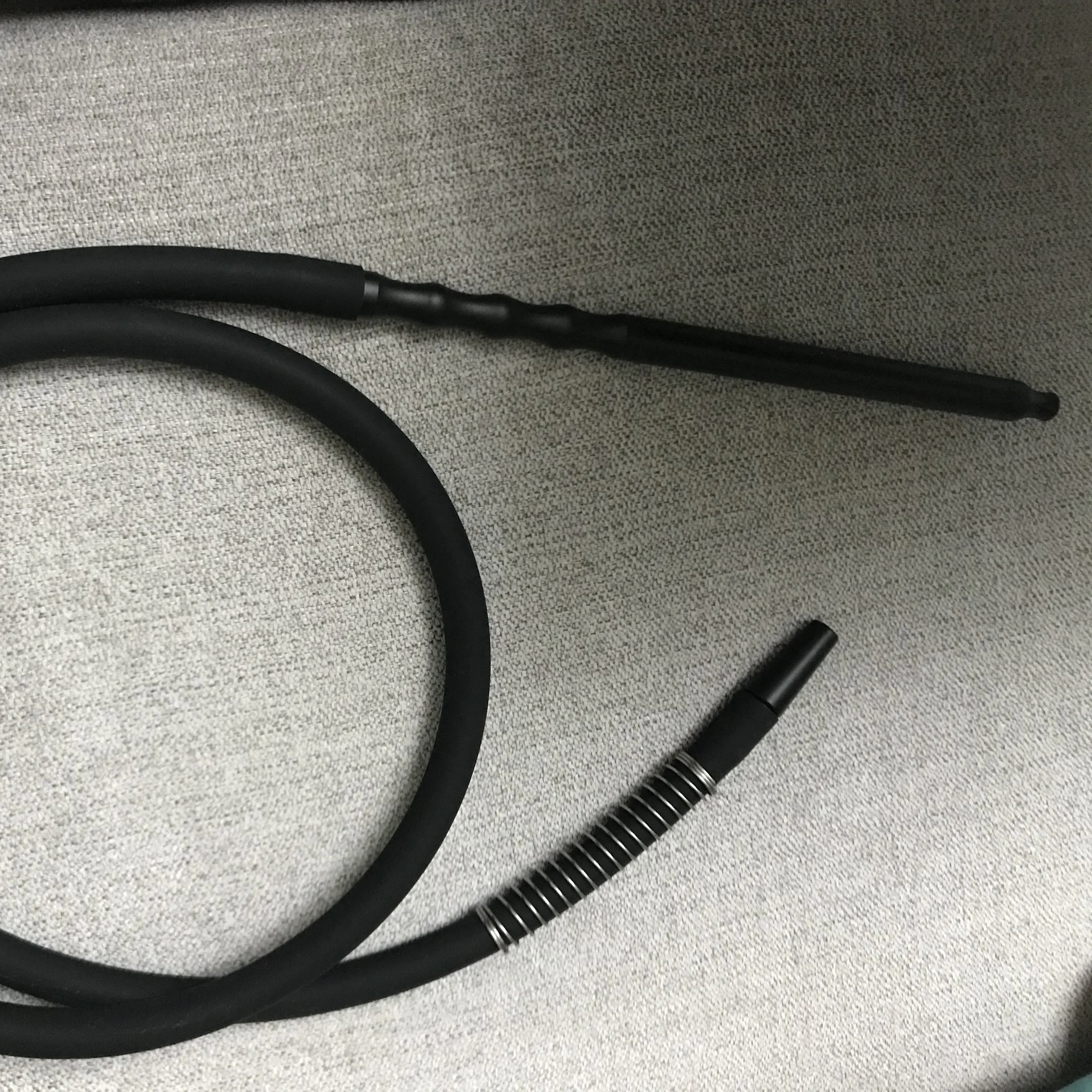 2023 best sale Hookah Shisha Hose with Aluminum Stem Silicone Hose Shisha Hookah Hose Modern Smoking Pipe