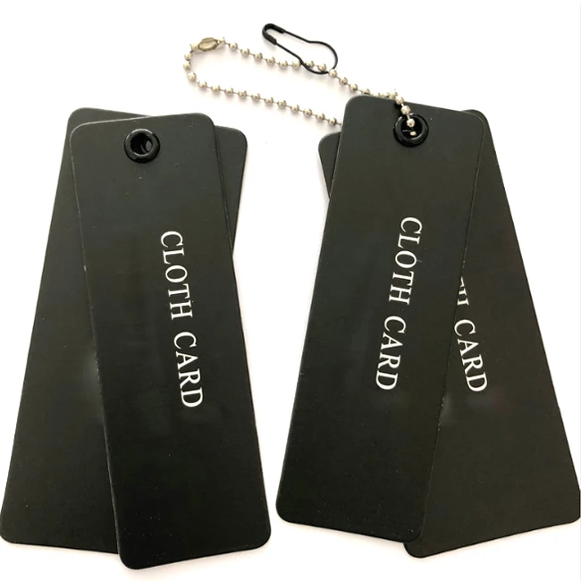 Factory wholesale fashion PVC clothing label name garment tag