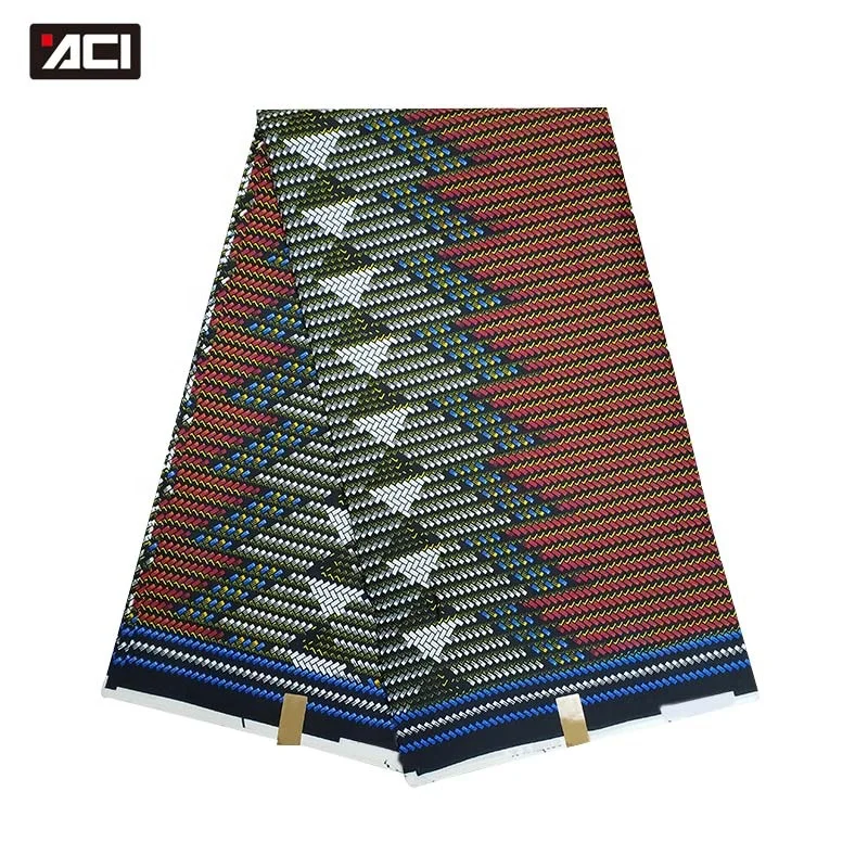 Африканская ткань с принтом ACI Batik, 6 ярдов/шт., модная ткань из Анкары, африканские восковые ткани, настоящие Африканские Восковые ткани из Анкары