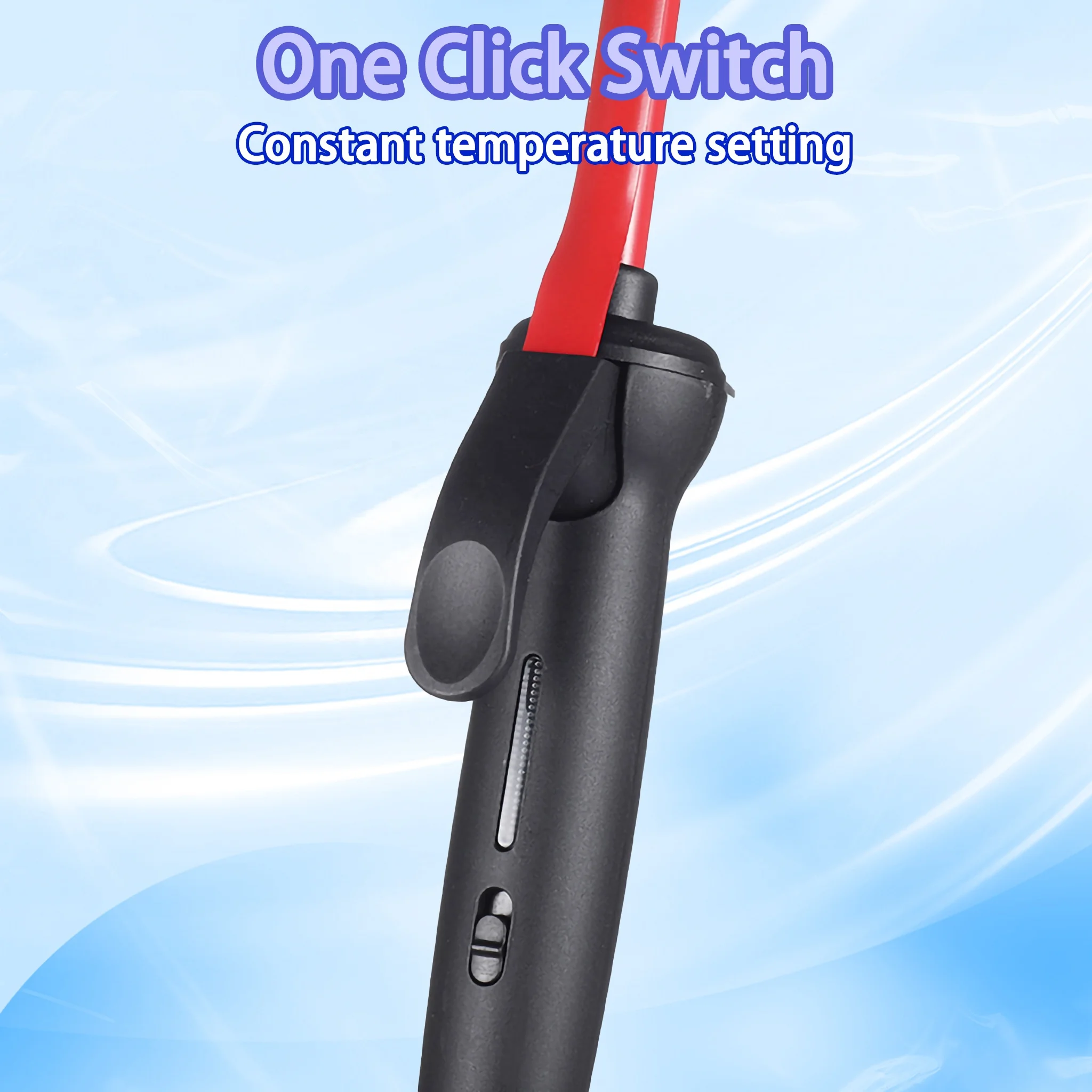 New Purple Girly Design Curling Iron with Professional Salon Hair Styler Electric Portable Curling