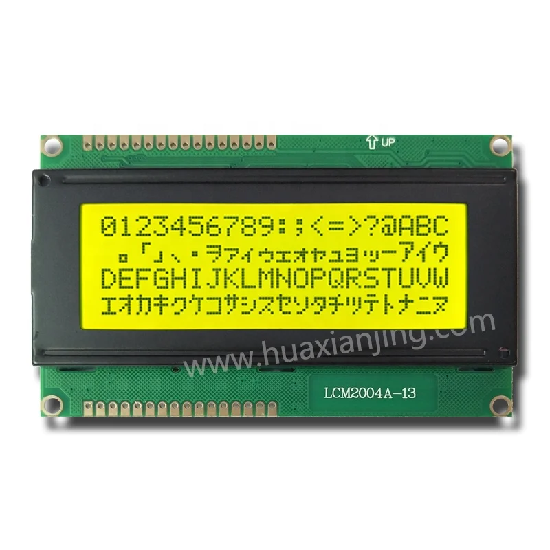 Character LCD 4 line x 20 character with top pin and bottom pin