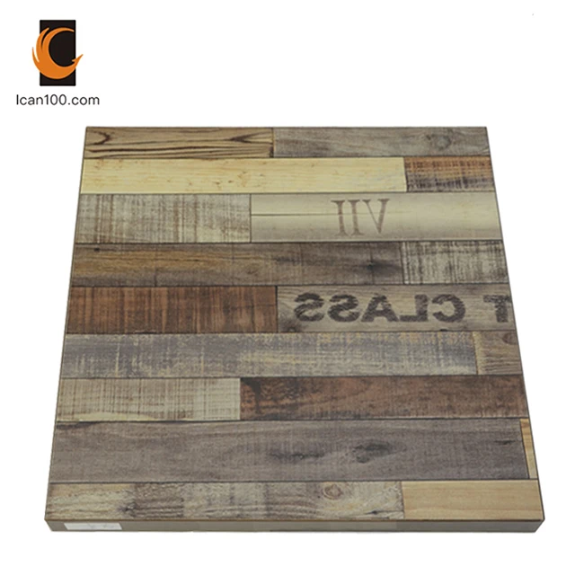 Uv Resistant Modern Laminate Hpl Melamine Wood Cafe Wooden Restaurant Dining Table Top