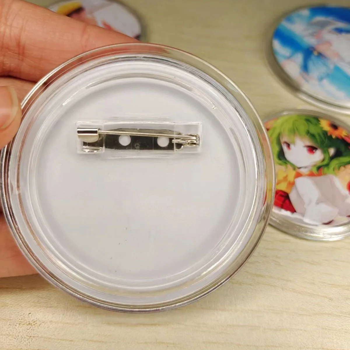 35/45/50/60/ 70MM  Round Acrylic Badge