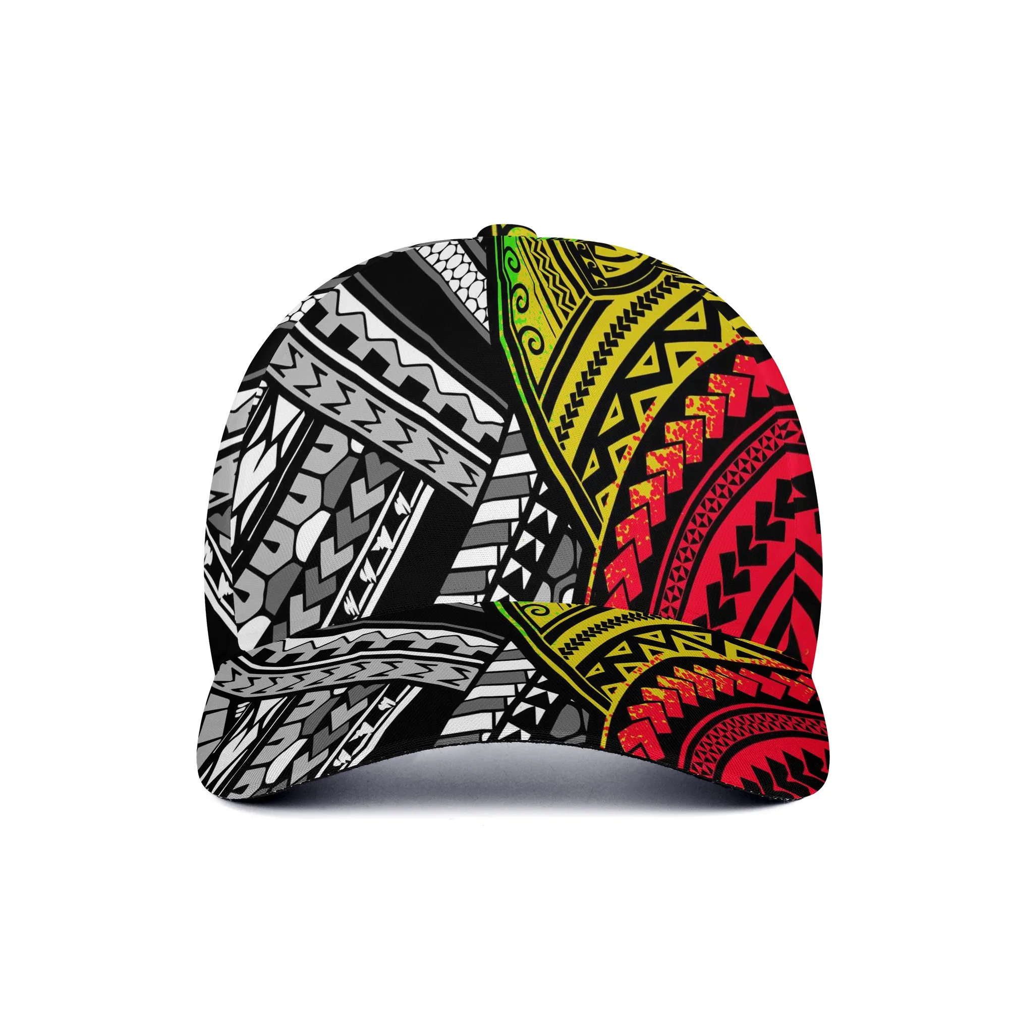 Dropshipping Unisex Outdoor Sport Running Baseball Hat High Quality Summer Visor Caps Tactical Hat Samoa Tribal Design Printed
