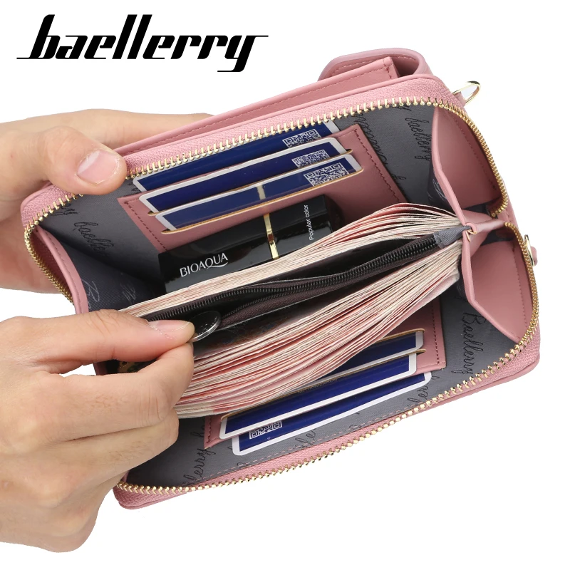  Лидер продаж Модный женский многофункциональный кошелек Baellerry из искусственной кожи Женский на