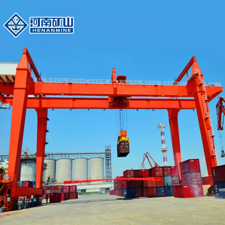 Heavy Duty Safe and Efficient 20 30 40 50 ton RMG Rail Mounted Container Gantry Crane Price