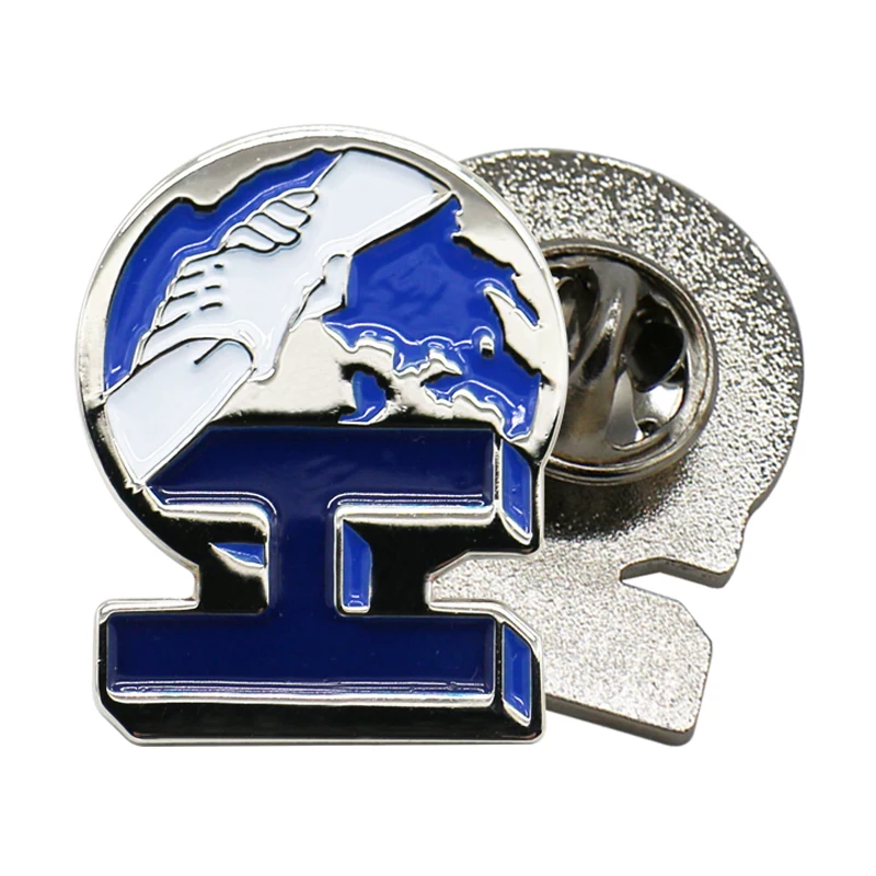 High Quality Supplier Custom Glitter Brooch Cartoon Anime Metal Pin Lapel Custom Enamel Pin