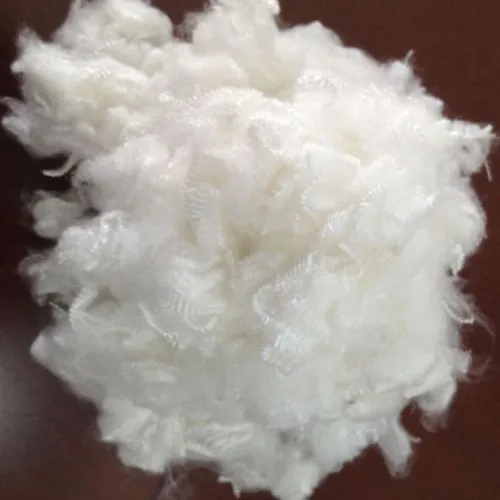 0.9D * 32mm Recycled white Polyester staple fiber from Vietnam