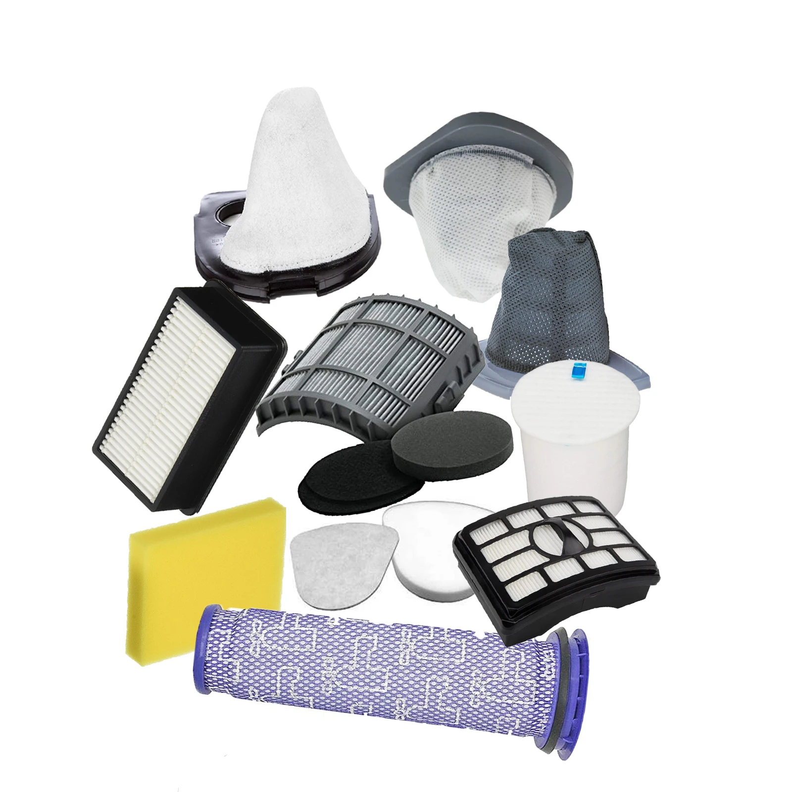 Customized 0.3 micron H12 H13 H14 filters accessories replacement hepa filter vacuum cleaner parts