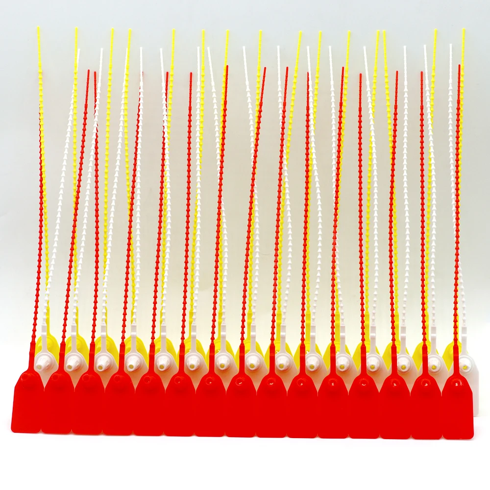 Eco-Friendly Custom Logo Plastic Anti-Theft Self Locking Ties Label For Shoes Clothing Anti-Theft Replacement Warning