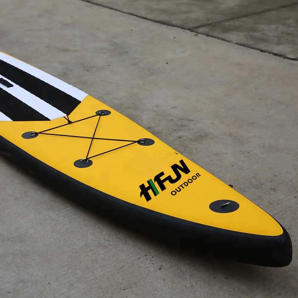HIFUN 274 см OEM водные виды спорта легкий ПВХ материал бамбук Sup доска для серфинга