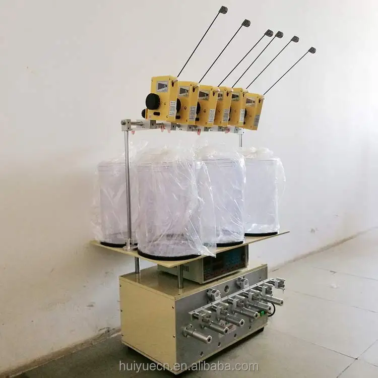 dongguan huiyue machinery automatic transformer winding machine coil 6 spindell