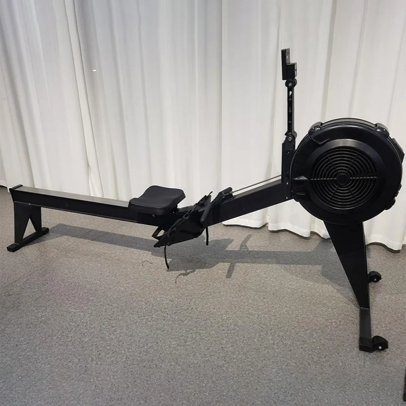 Factory Directly Sell Foldable Fitness Air Rower Exercise Bodybuilding Ningjin Air Resistance Rowing Machine For Men Fitness