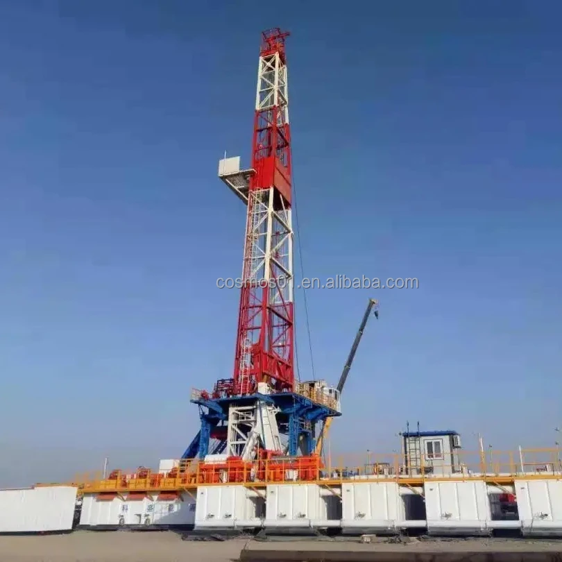 Skid mounted drilling platform equipment for oil and gas extraction land drilling rigs oil rig