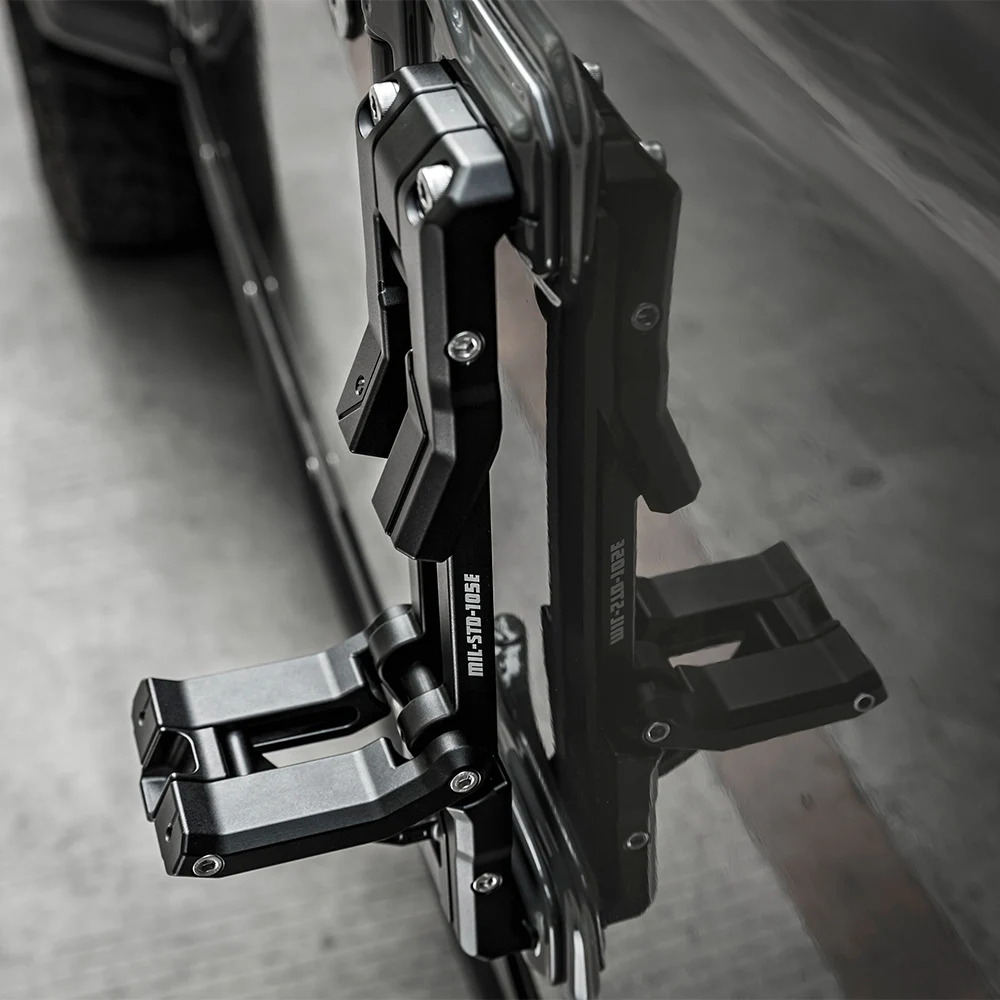 Fury 2018+ accessories aluminum Door step Hinge Folding side Ladder For Jeep Wrangler JL